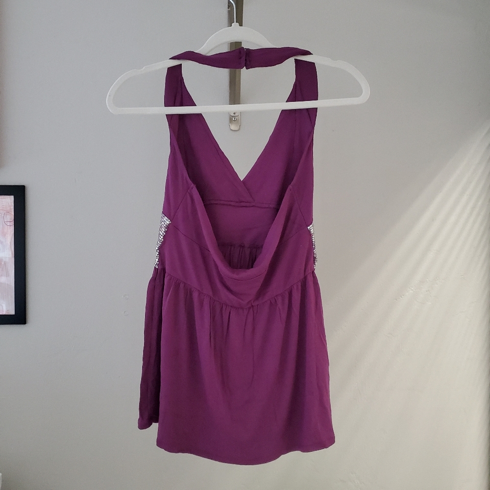 Purple sequence halter - Picture 4 of 5